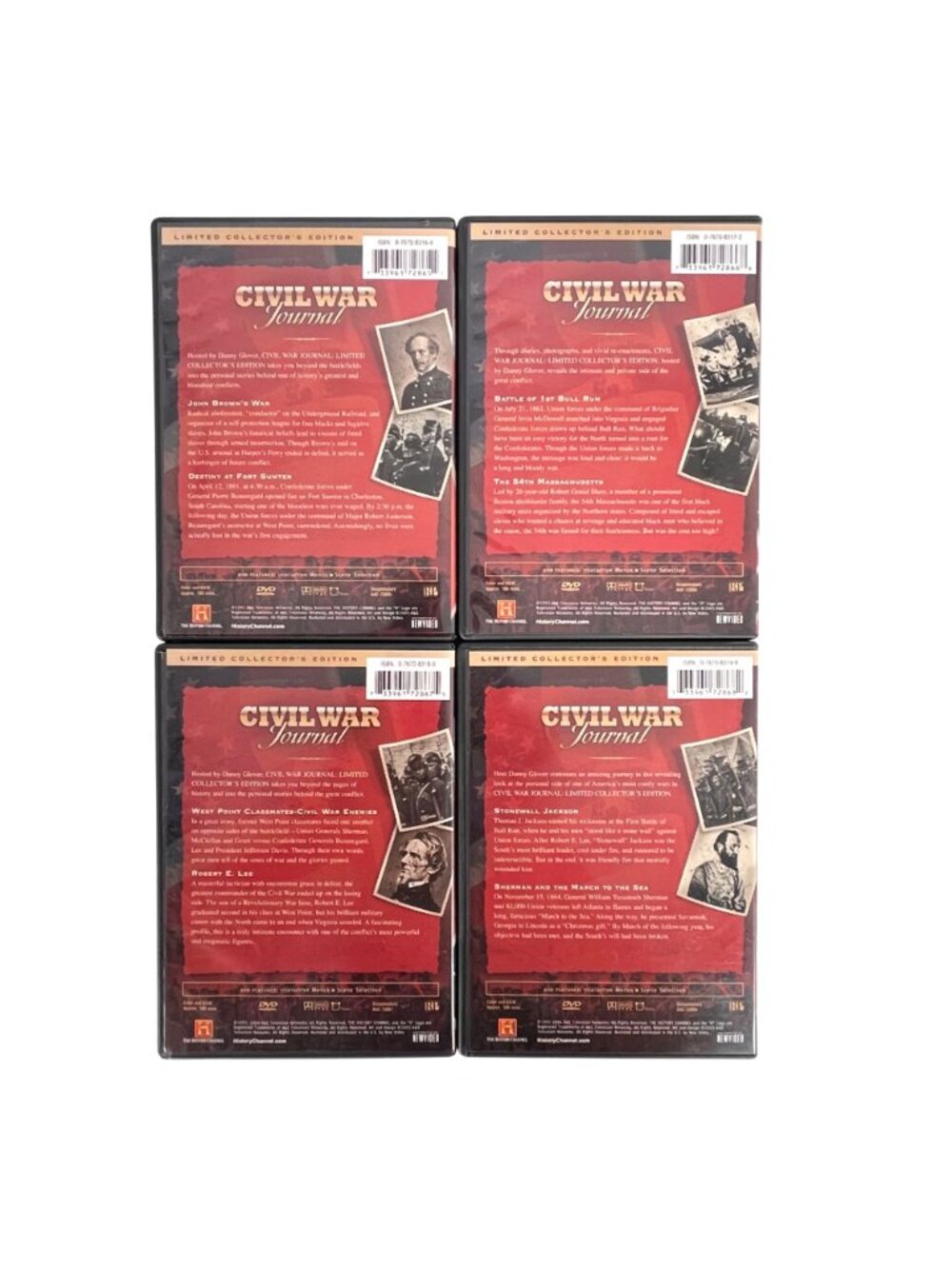 Civil War Journal Limited Collectors Edition 4-Disc DVD Set By History Channel - Picture 4 of 16